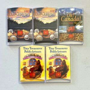 Canada Ready to Fill Royal Canadian Mint 5 x Coin Set Cases!